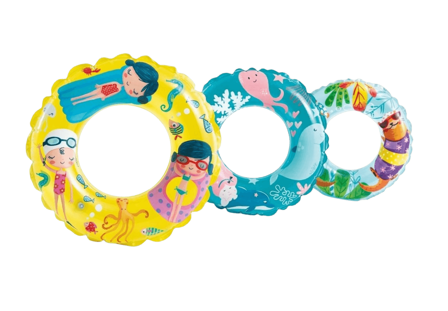 Sea-Creature Swim Ring Set