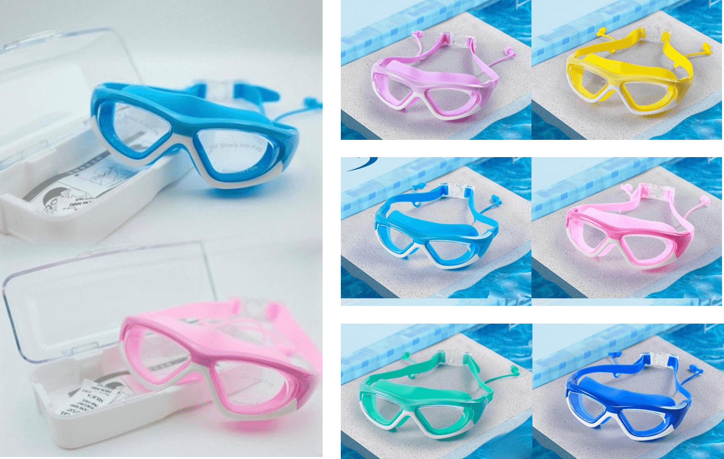 Kids' Wide-View Mask Goggles