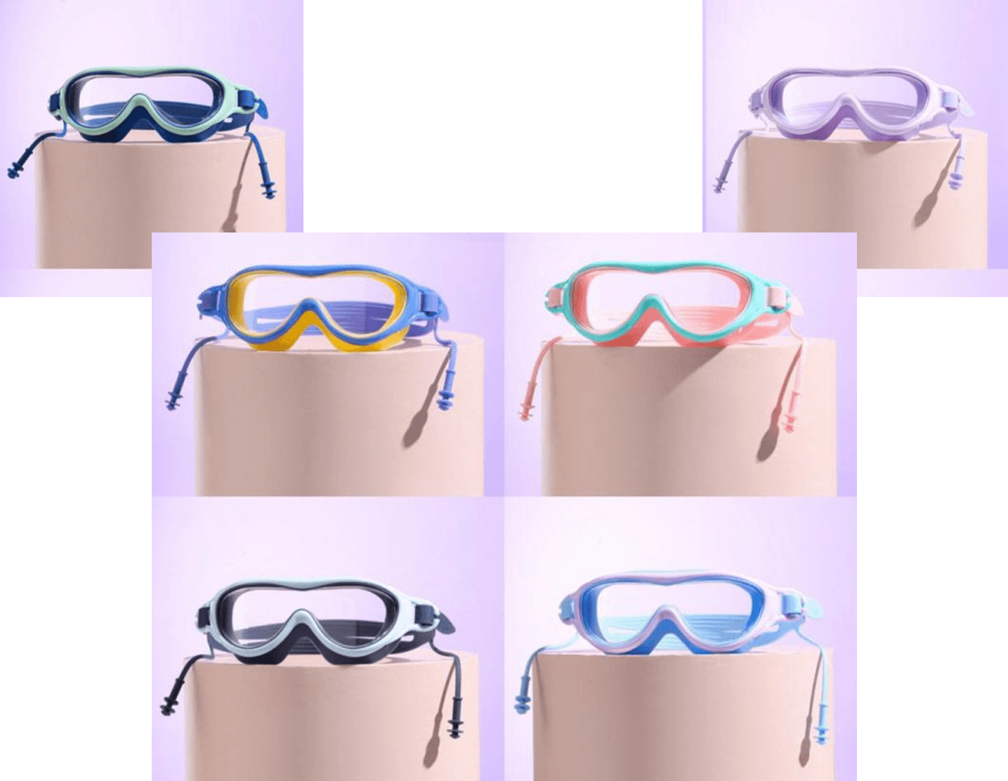 Pastel Mask-Style Goggles